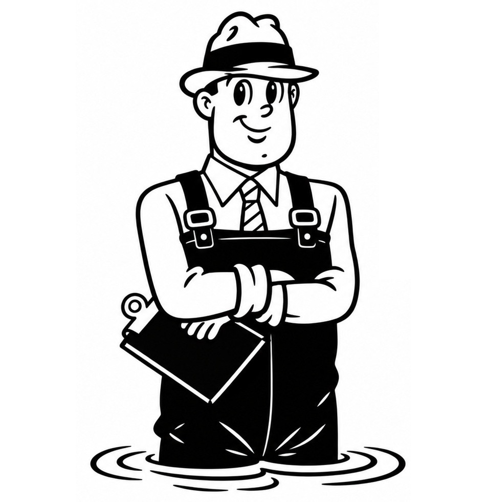 The Insurance Man in waders, flood insurance in Sarasota and Lakewood Ranch, Florida